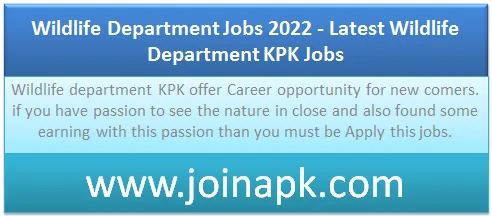 Wildlife Department Jobs
