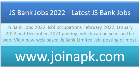 JS Bank Jobs