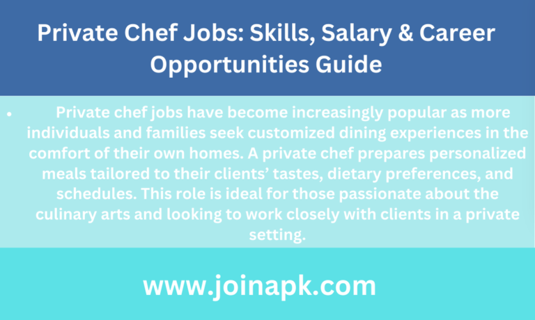 Private Chef Jobs