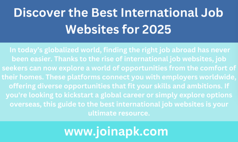 International Job Websites