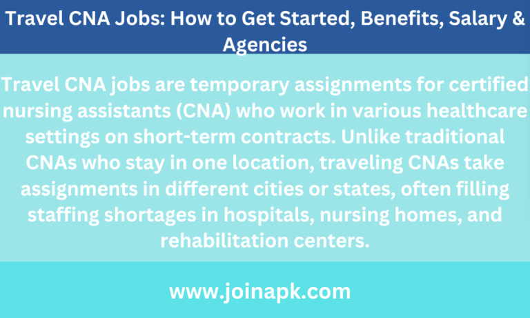 Travel CNA Jobs