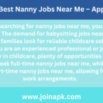 nanny jobs