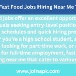 fast food jobs hiring near me