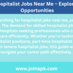 Hospitalist Jobs Near Me