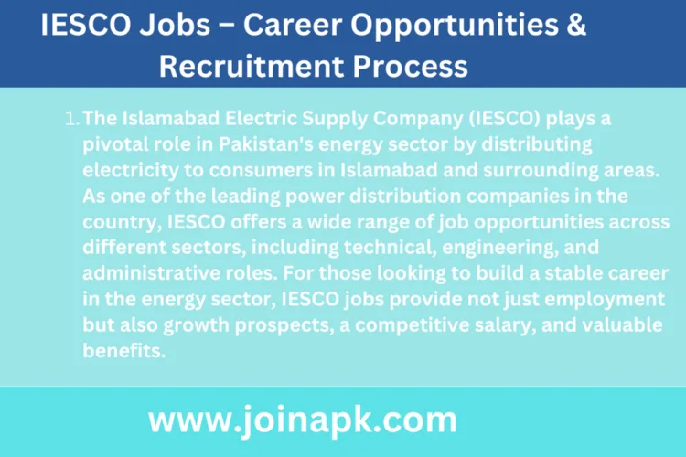 IESCO Jobs